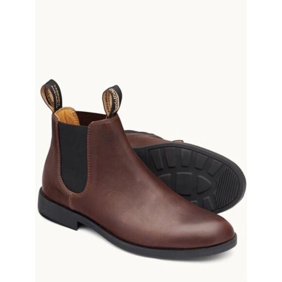 Blundstone 1900 Dress Chelsea Boots Brown Leather Slip On Ankle Boots Mens 8.5 main image 7